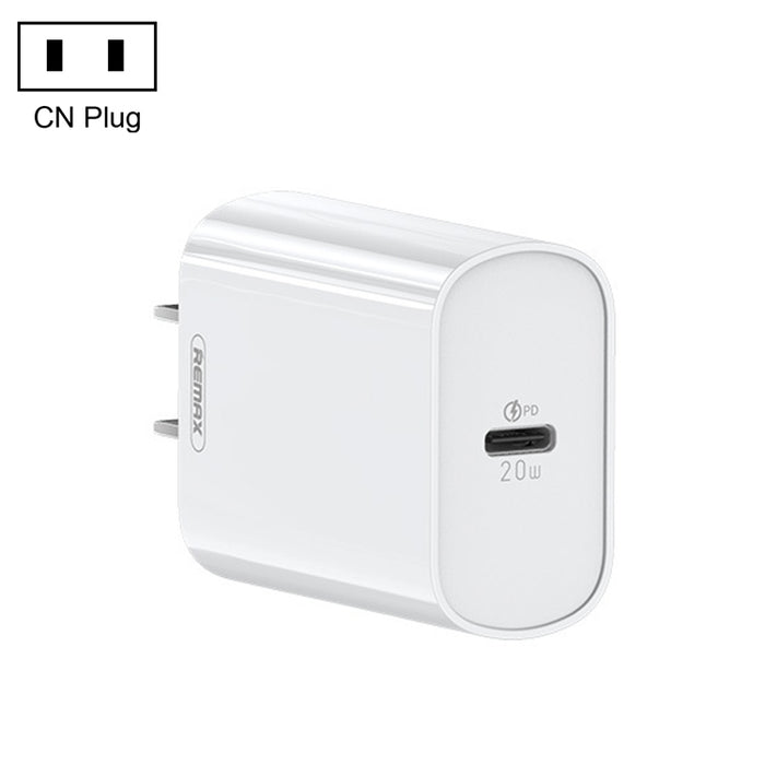 REMAX RP-U70 Serie Jane 20W USB-C/Tipo-C Cargador rápido PD