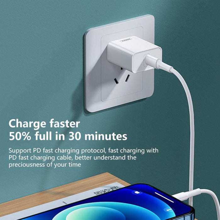 REMAX RP-U70 Serie Jane 20W USB-C/Tipo-C Cargador rápido PD