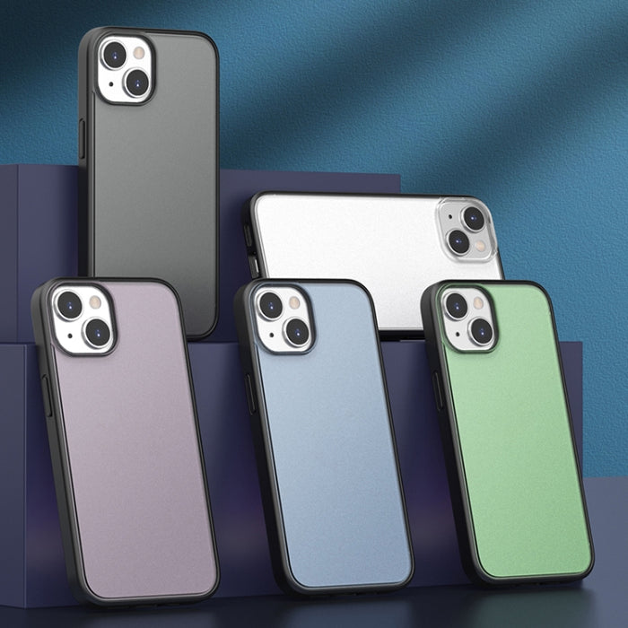 Estuche semitransparente para teléfono con sensación de piel esmerilada