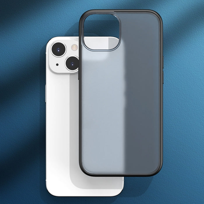 Estuche semitransparente para teléfono con sensación de piel esmerilada