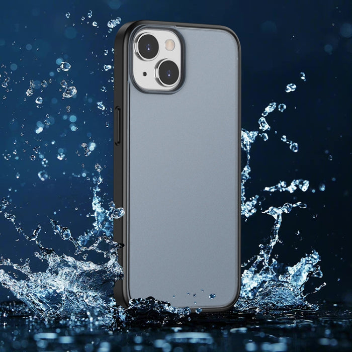 Estuche semitransparente para teléfono con sensación de piel esmerilada