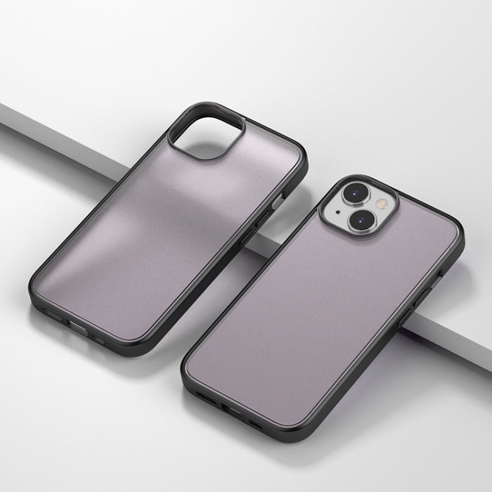 Estuche semitransparente para teléfono con sensación de piel esmerilada