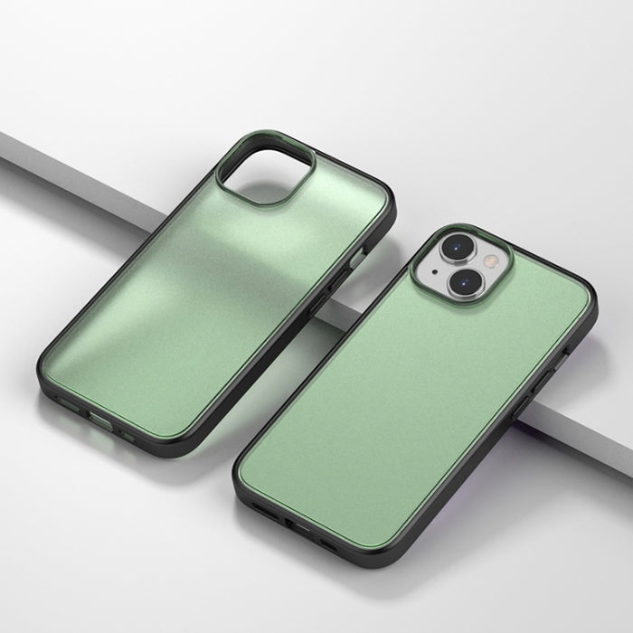 Estuche semitransparente para teléfono con sensación de piel esmerilada