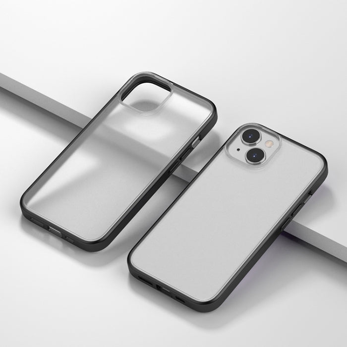 Estuche semitransparente para teléfono con sensación de piel esmerilada