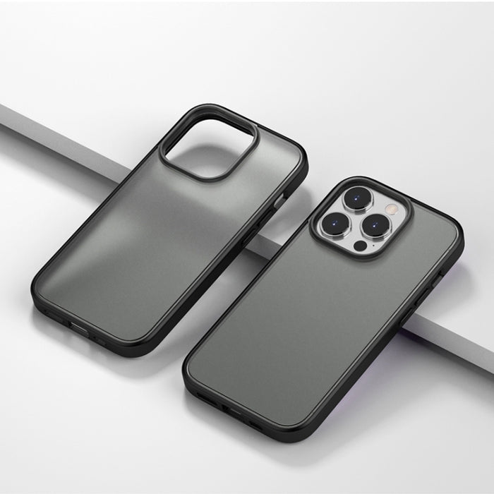 Estuche semitransparente para teléfono con sensación de piel esmerilada