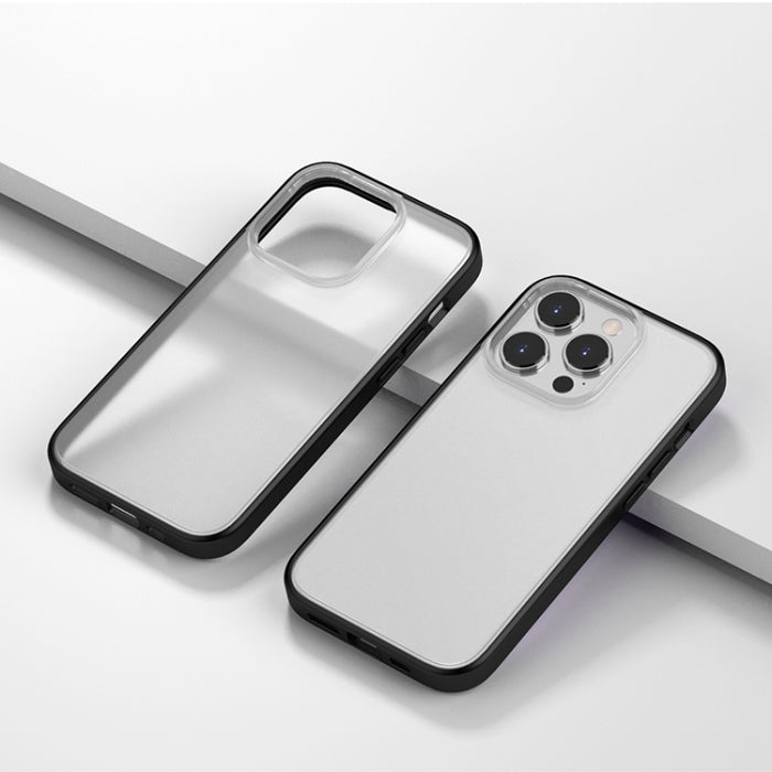 Estuche semitransparente para teléfono con sensación de piel esmerilada