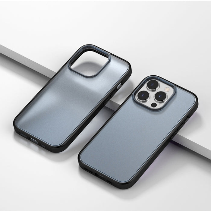 Estuche semitransparente para teléfono con sensación de piel esmerilada