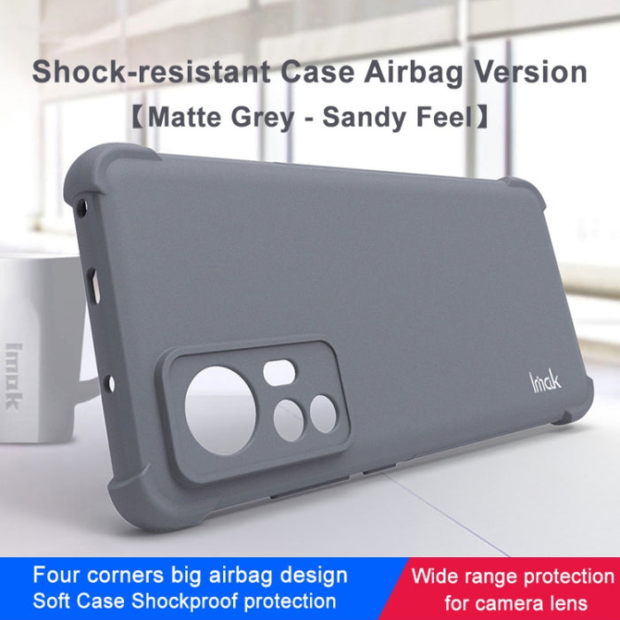 Estuche para teléfono TPU con bolsa de aire a prueba de golpes IMAK todo incluido con protector de pantalla, For Xiaomi 12 Lite 5G