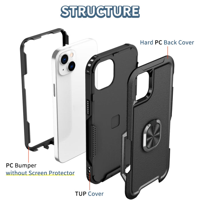 Estuche para teléfono con soporte de anillo 3 en 1