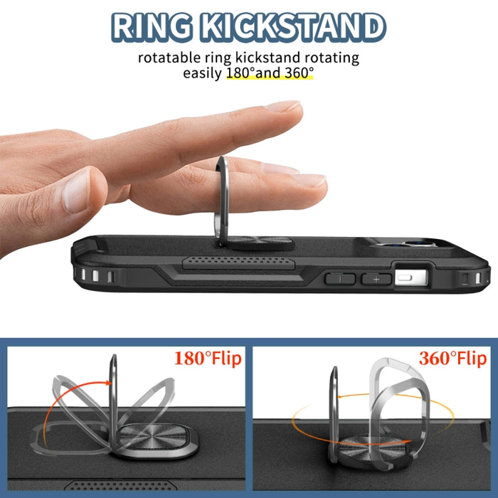 Estuche para teléfono con soporte de anillo 3 en 1
