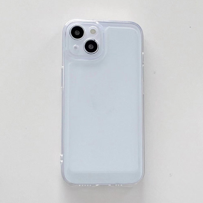 Estuche protector a prueba de golpes de TPU transparente Space Fine Hole
