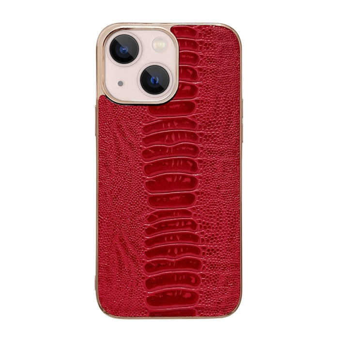 Estuche para teléfono con nano galvanoplastia de la serie Pinshang de cuero genuino