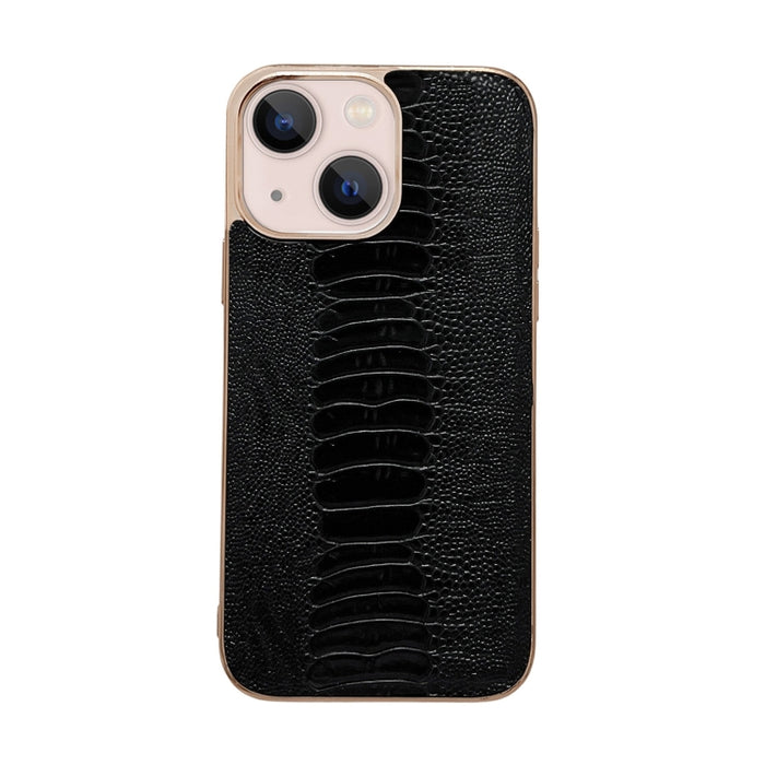 Estuche para teléfono con nano galvanoplastia de la serie Pinshang de cuero genuino