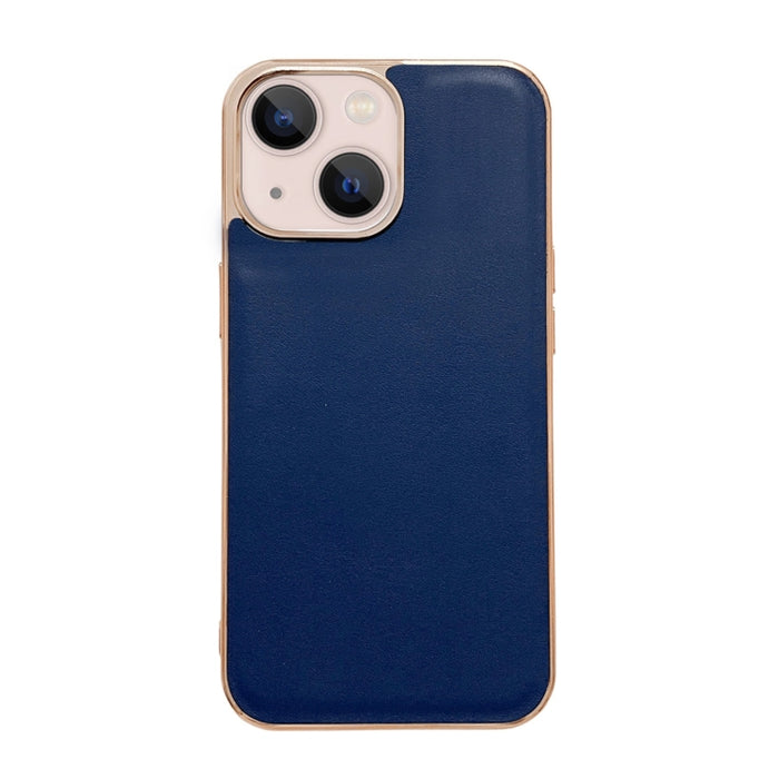 Estuche para teléfono con nano galvanoplastia de la serie Xiaoya de cuero genuino