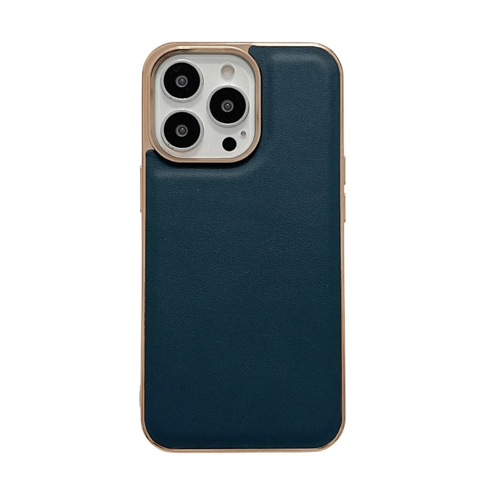 Estuche para teléfono con nano galvanoplastia de la serie Xiaoya de cuero genuino