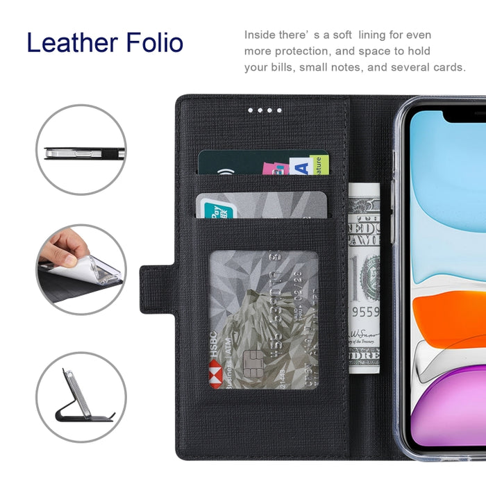 Funda de atracción magnética de cuero PU + TPU a prueba de golpes de la serie ViLi DMX