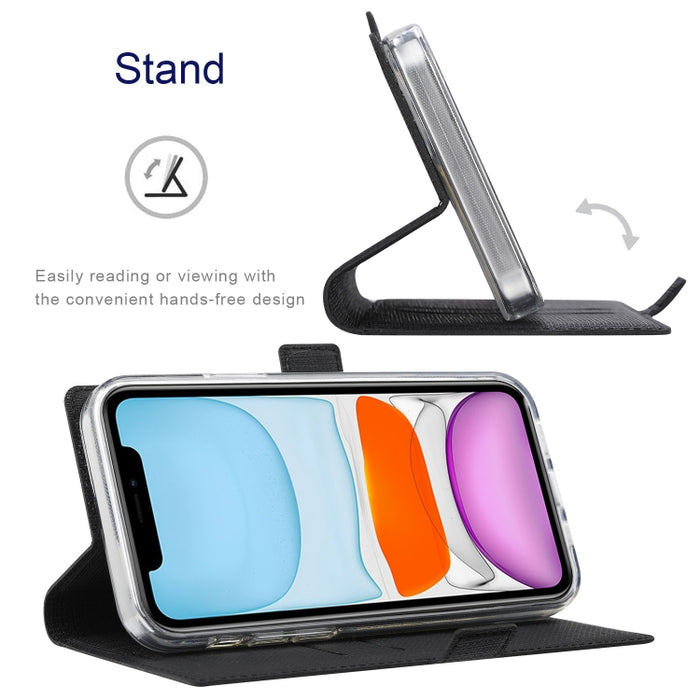 Funda de atracción magnética de cuero PU + TPU a prueba de golpes de la serie ViLi DMX