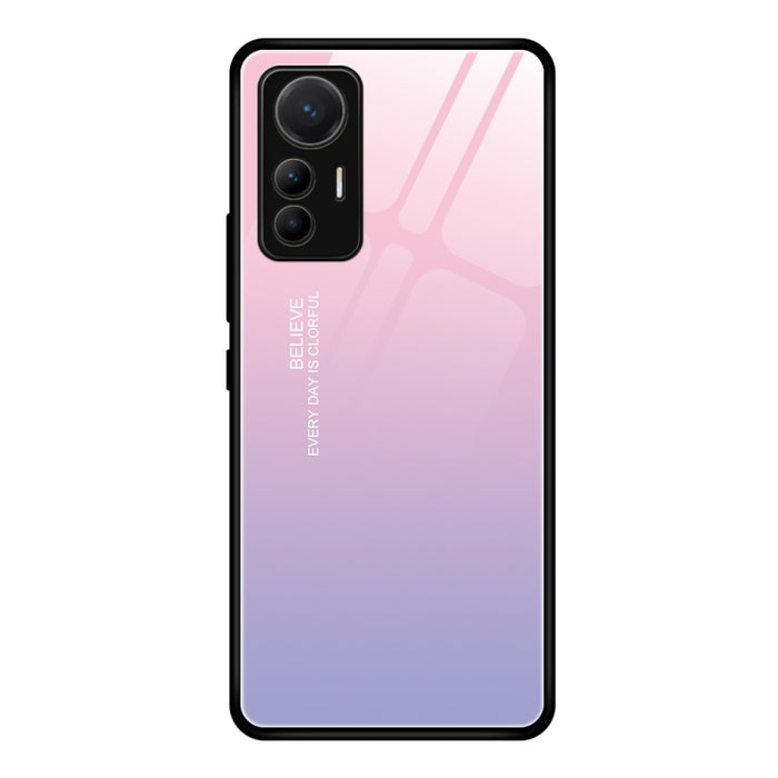 Caja de teléfono de vidrio pintado colorido, For Xiaomi Redmi K40S, For Xiaomi 12 Lite