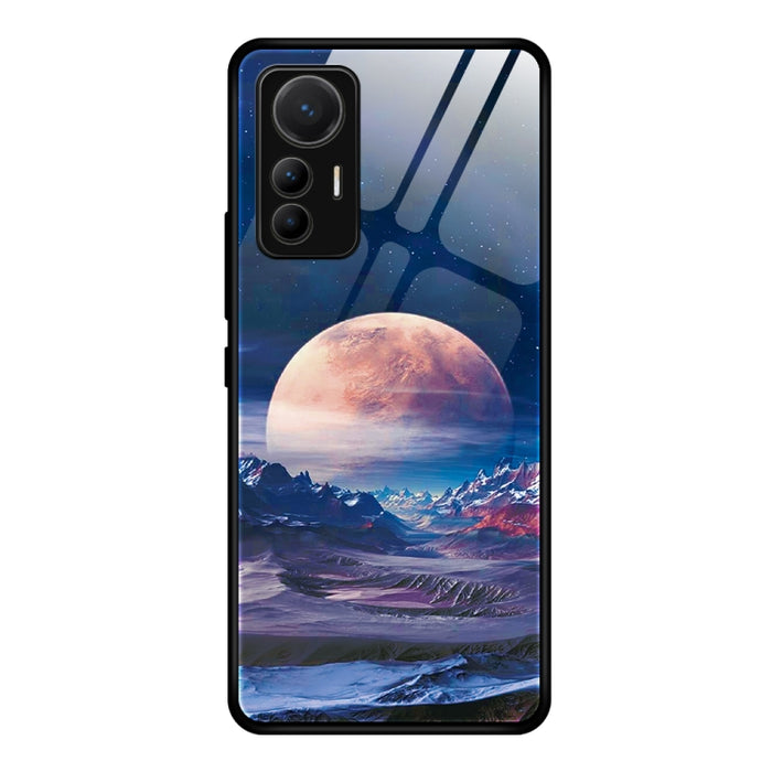 Caja de teléfono de vidrio pintado colorido, For Xiaomi Redmi K40S, For Xiaomi 12 Lite