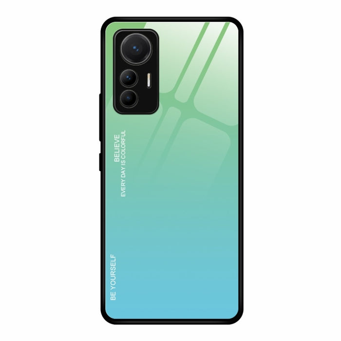 Estuche de vidrio de color degradado, For Xiaomi 12 Lite