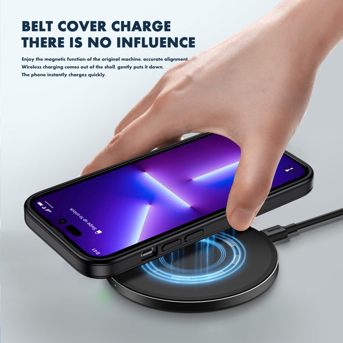 Estuche para teléfono a prueba de golpes con bolsa de aire esmerilada serie Shadow
