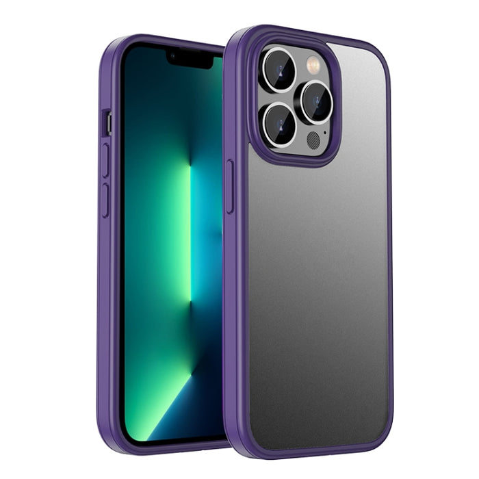 Estuche para teléfono a prueba de golpes con bolsa de aire esmerilada serie Shadow