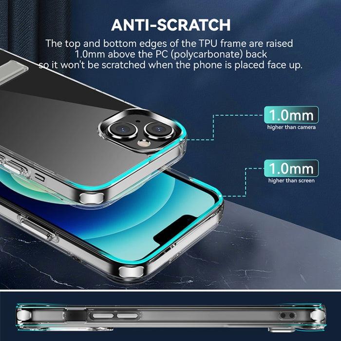Funda para teléfono con soporte a prueba de golpes con airbag de cuatro esquinas