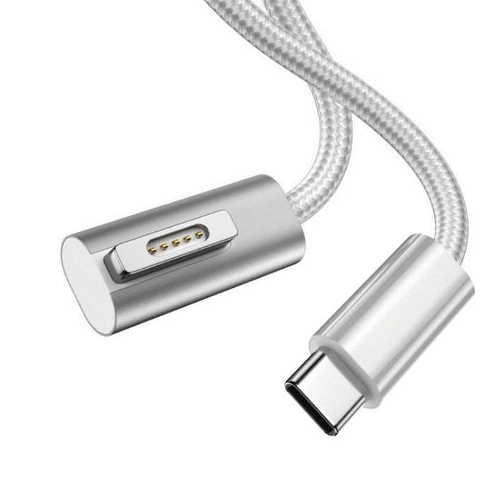 Cable de carga MagSafe 1 de 100 W y 5 pines (en forma de L) a USB-C / Type-C PD, longitud del cable: 1,8 m
