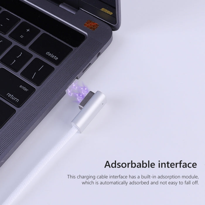 Cable de carga MagSafe 2 (en forma de T) de 100 W y 5 pines a USB-C / Type-C PD, longitud del cable: 1,8 m