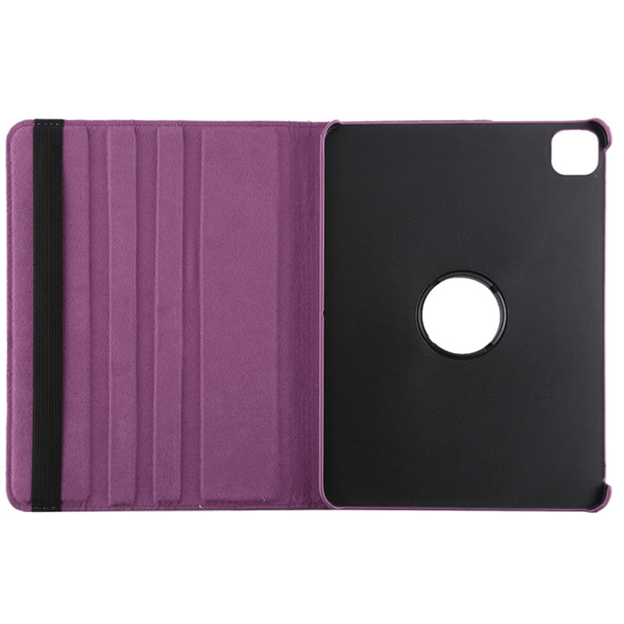 Litchi Textura Horizontal Flip 360 Grados Rotación Funda de cuero con soporte