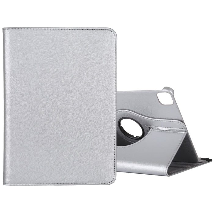 Litchi Textura Horizontal Flip 360 Grados Rotación Funda de cuero con soporte