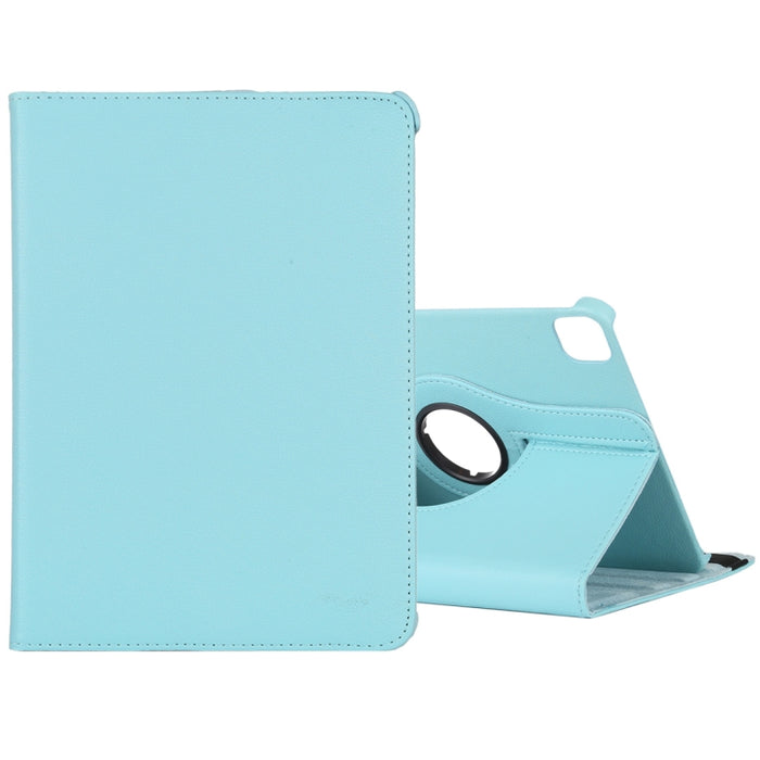 Litchi Textura Horizontal Flip 360 Grados Rotación Funda de cuero con soporte