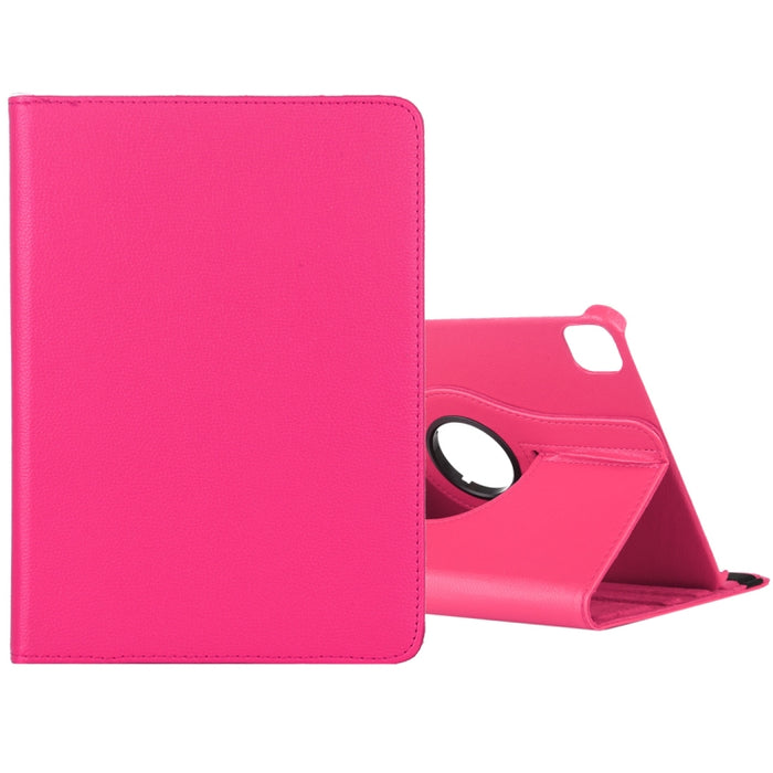 Litchi Textura Horizontal Flip 360 Grados Rotación Funda de cuero con soporte