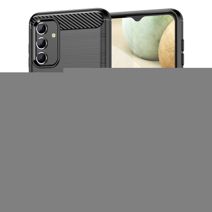 Estuche de TPU de fibra de carbono con textura cepillada, For Samsung Galaxy A04s, For Xiaomi 12S Ultra