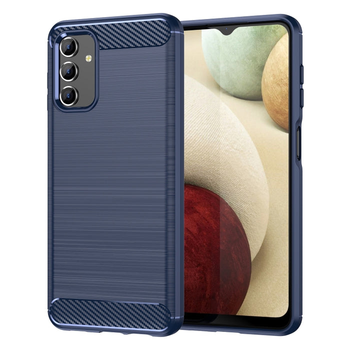 Estuche de TPU de fibra de carbono con textura cepillada, For Samsung Galaxy A04s, For Xiaomi 12S Ultra