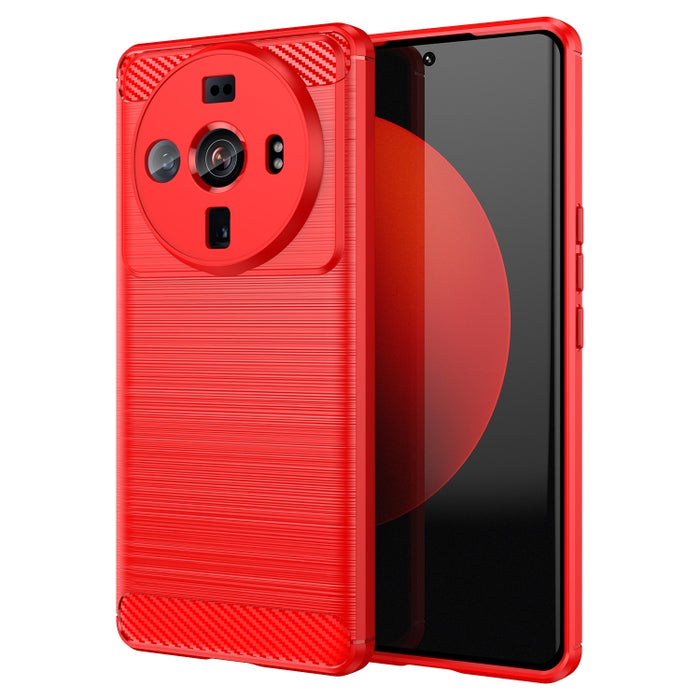 Estuche de TPU de fibra de carbono con textura cepillada, For Samsung Galaxy A04s, For Xiaomi 12S Ultra