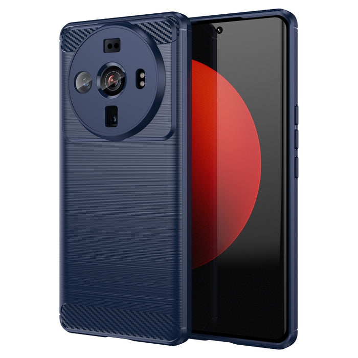 Estuche de TPU de fibra de carbono con textura cepillada, For Samsung Galaxy A04s, For Xiaomi 12S Ultra