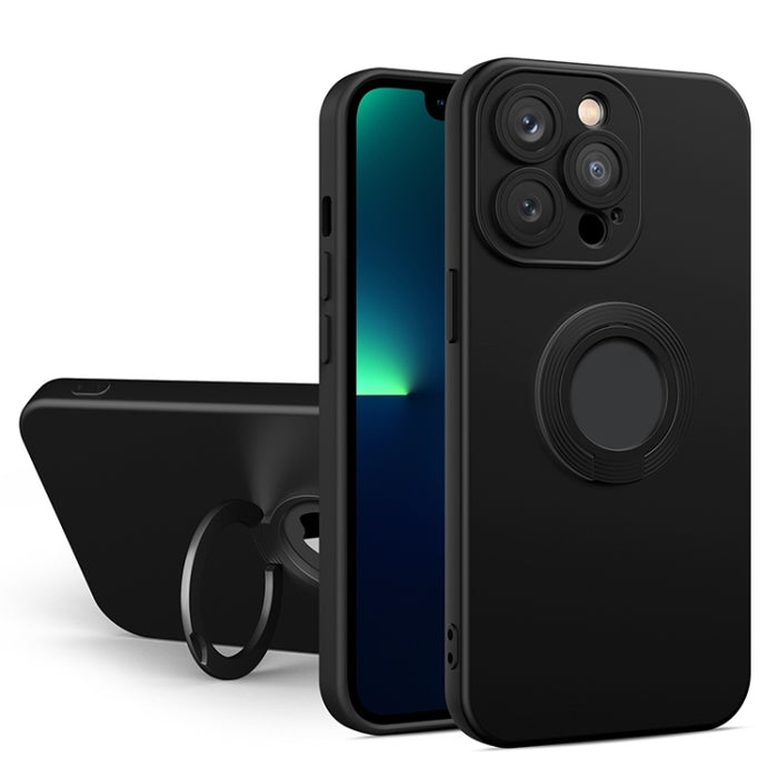 Estuche para teléfono con soporte de TPU en color en contraste