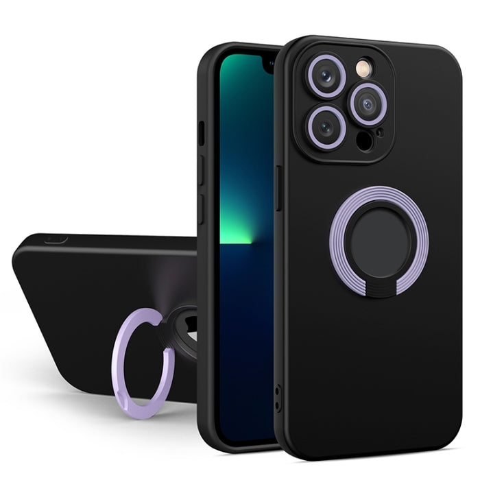 Estuche para teléfono con soporte de TPU en color en contraste