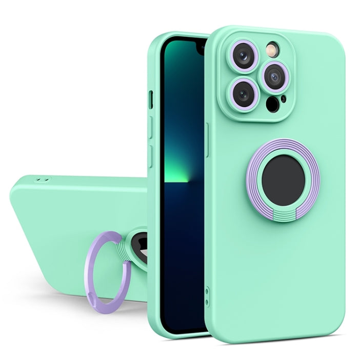 Estuche para teléfono con soporte de TPU en color en contraste