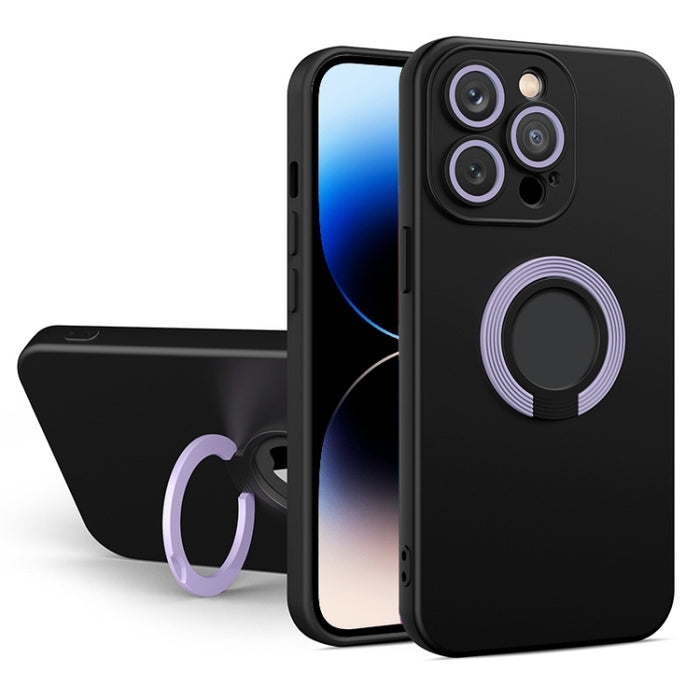 Estuche para teléfono con soporte de TPU en color en contraste