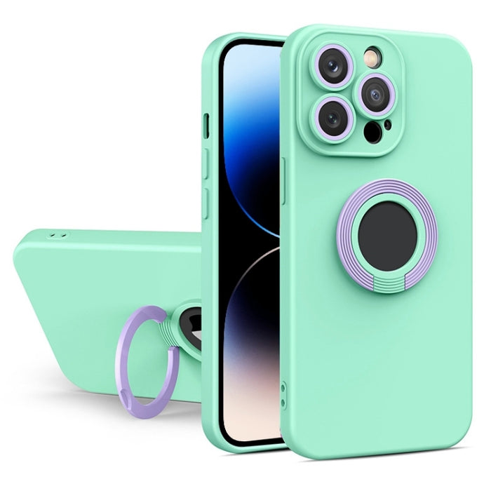 Estuche para teléfono con soporte de TPU en color en contraste