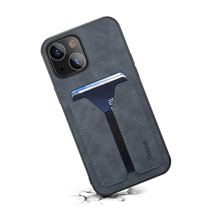 Funda móvil Denior con ranura para tarjeta elástica PU + TPU