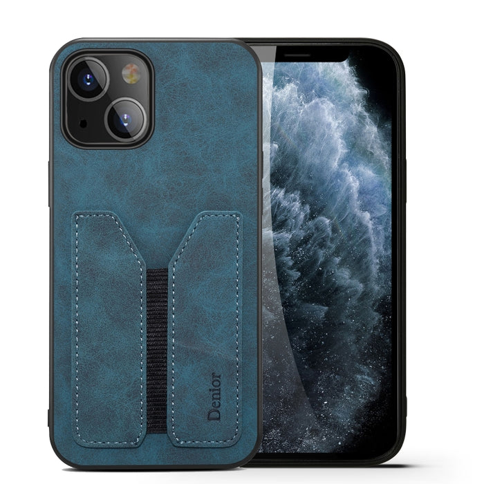 Funda móvil Denior con ranura para tarjeta elástica PU + TPU