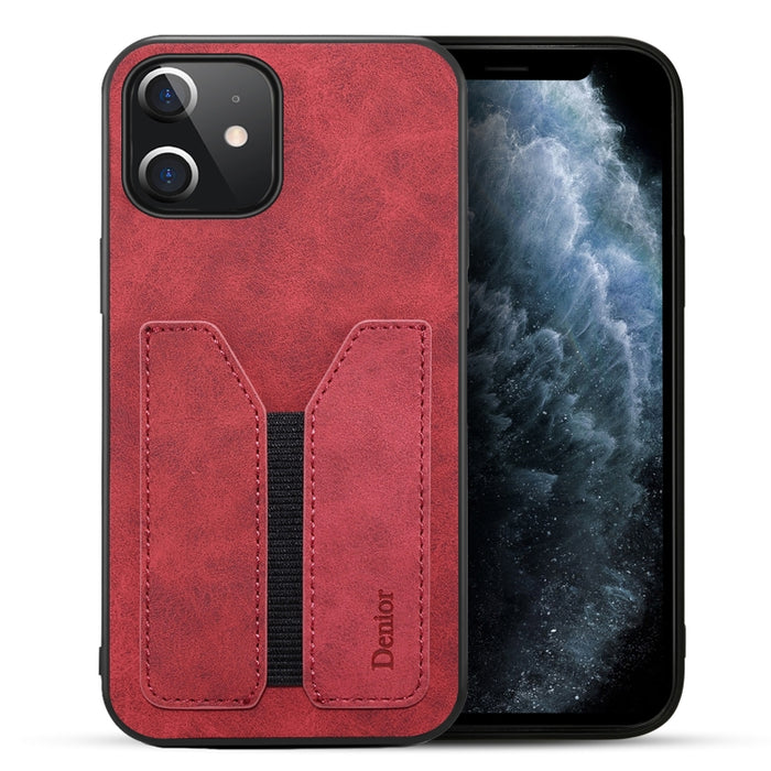 Funda móvil Denior con ranura para tarjeta elástica PU + TPU