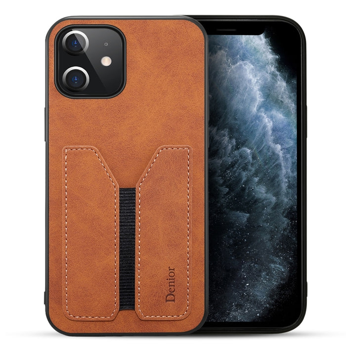 Funda móvil Denior con ranura para tarjeta elástica PU + TPU