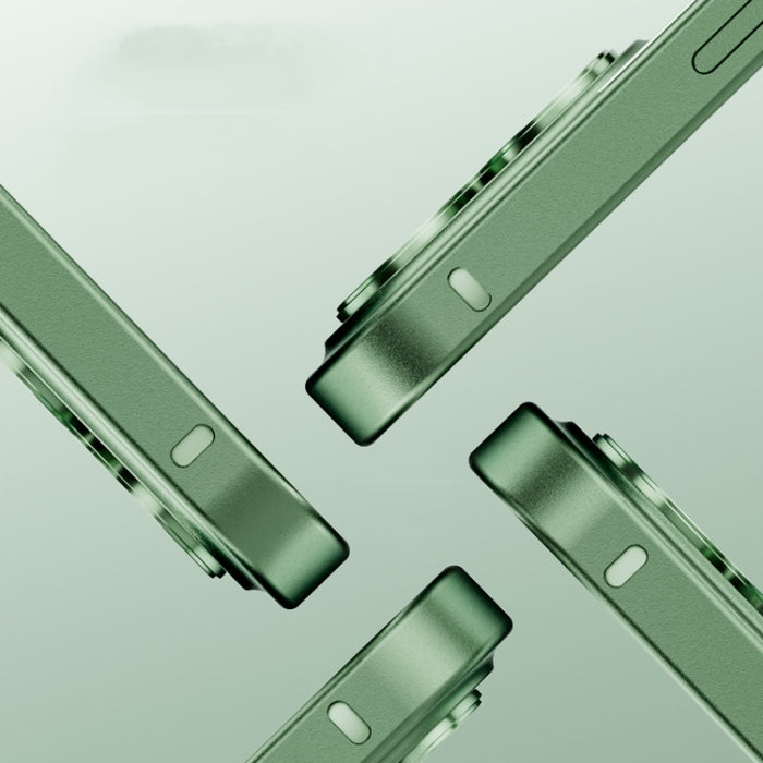 Estuche para teléfono magnético MagSafe esmerilado con película para lente