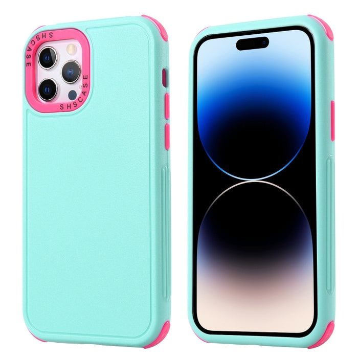 Estuche para teléfono 3 en 1 de cuatro esquinas a prueba de golpes