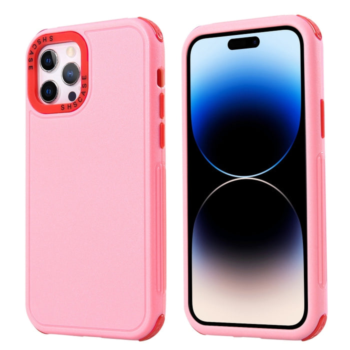 Estuche para teléfono 3 en 1 de cuatro esquinas a prueba de golpes