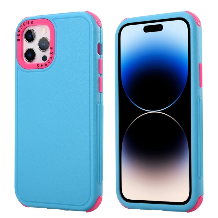 Estuche para teléfono 3 en 1 de cuatro esquinas a prueba de golpes
